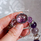 [Nine Purple Fire Element Luck ]Super Seven Quartz  Box bracelet