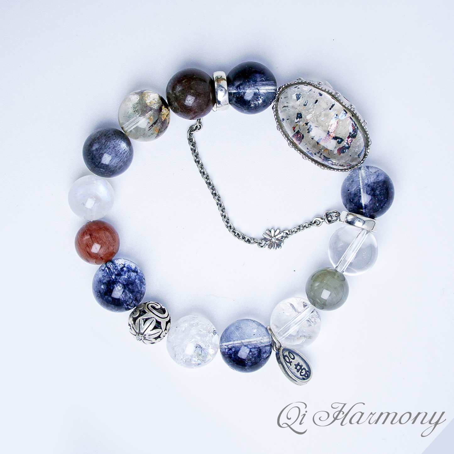 [Revitalization]Flower mica crystal bracelet