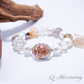 [Purification and balance]Calcite Quartz  Box Bracelet