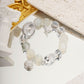 [Purify]Clear crystal Color flake bracelet