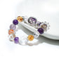 [Nine Purple Fire Element Luck ]Super Seven Quartz  Box bracelet