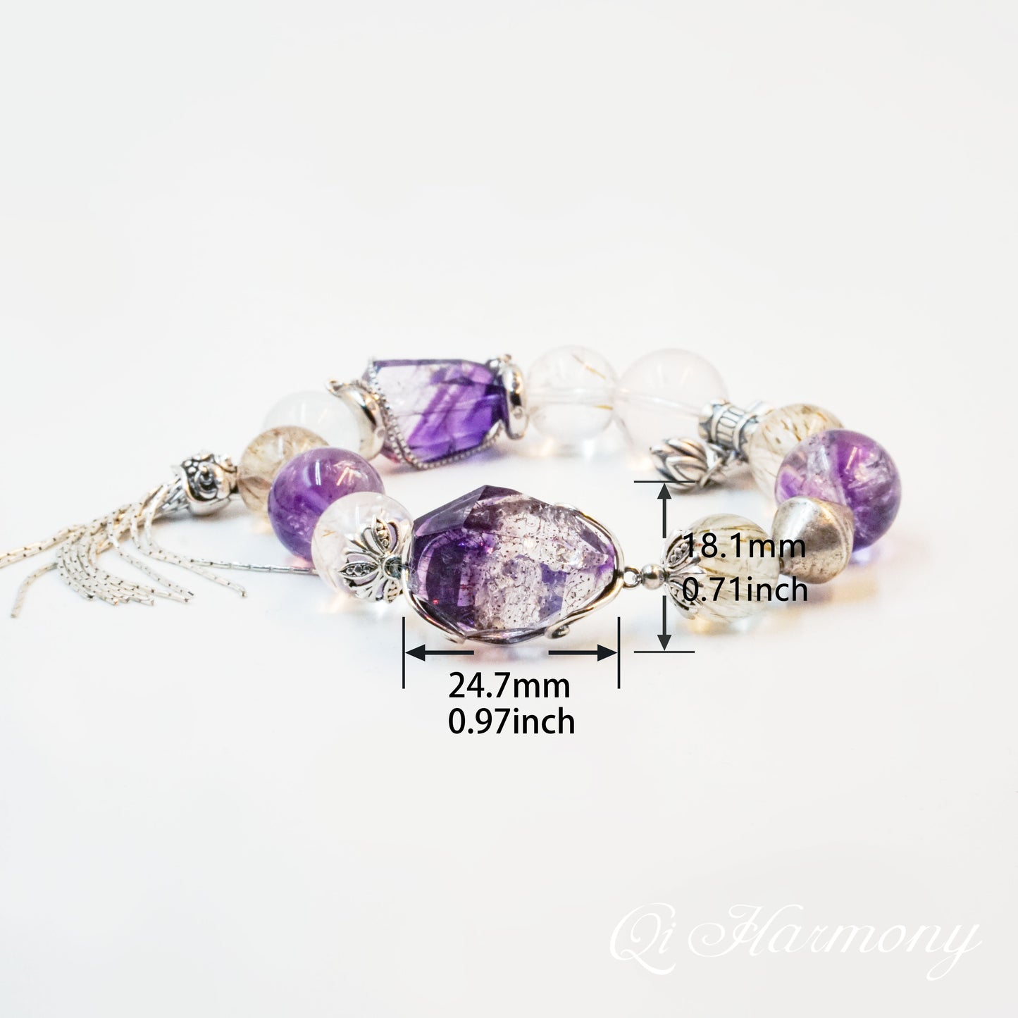 [Enhance energy]Super seven crystal bracelet