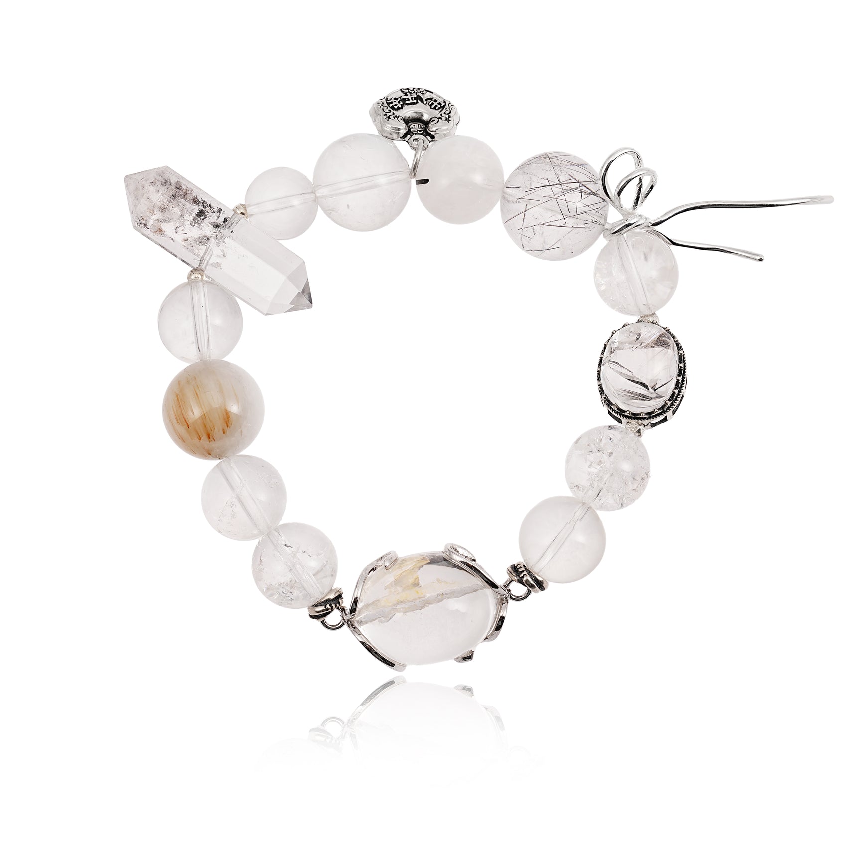 [Healing]clear crystal Crystal Inside Crystal bracelet