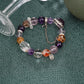 [Nine Purple Fire Element Luck ]Super Seven Quartz  Box bracelet