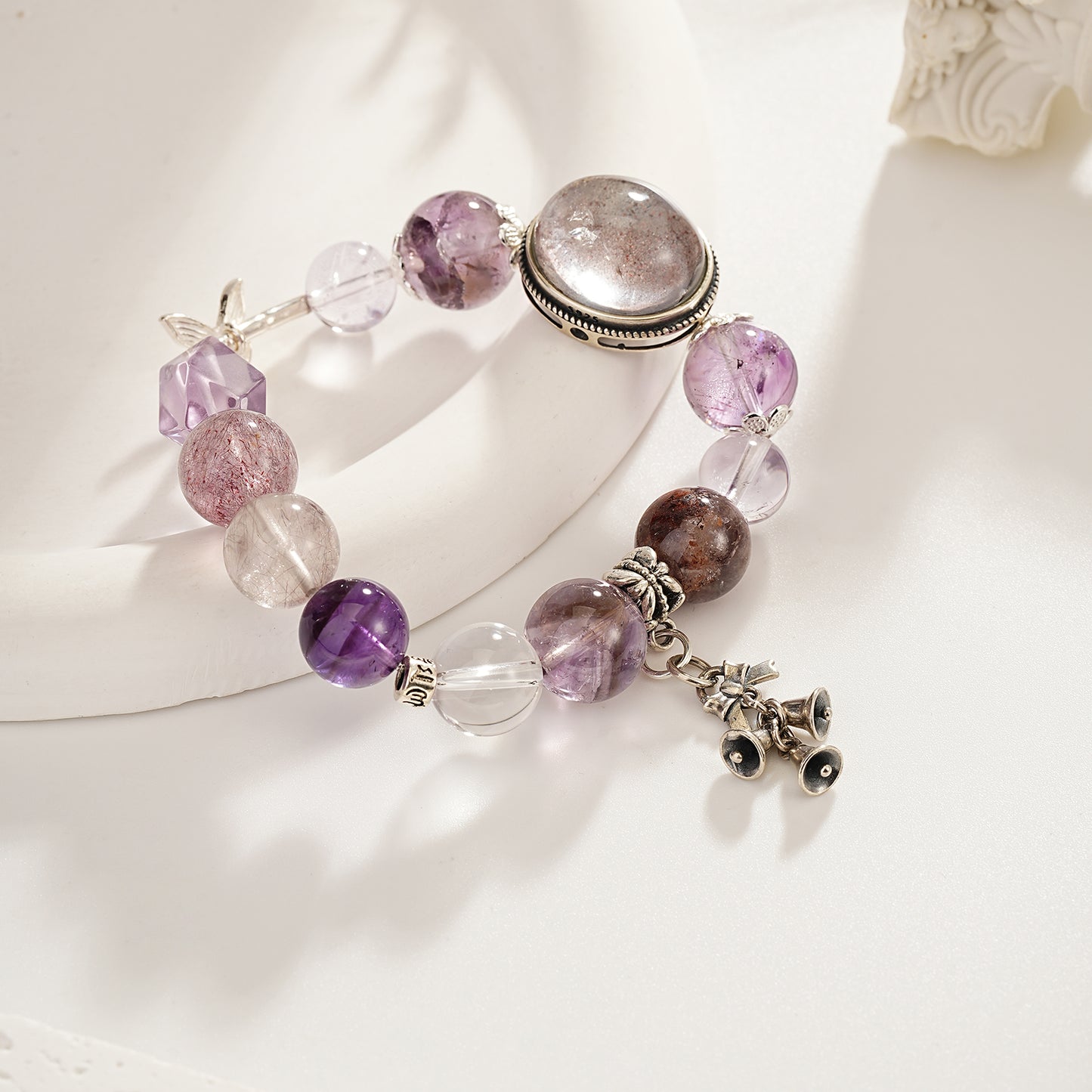 [Power]Strengite Amethyst  Bracelet