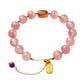 Strawberry crystal Bracelet nature crystal