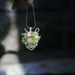 Handcrafted Heart-Shaped Crystal Pendant Necklace