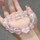 Pink crystal Heart bracelet