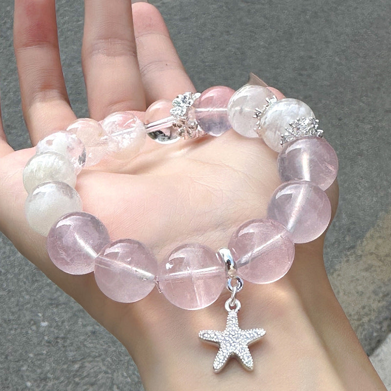 Pink crystal white phantom bracelet