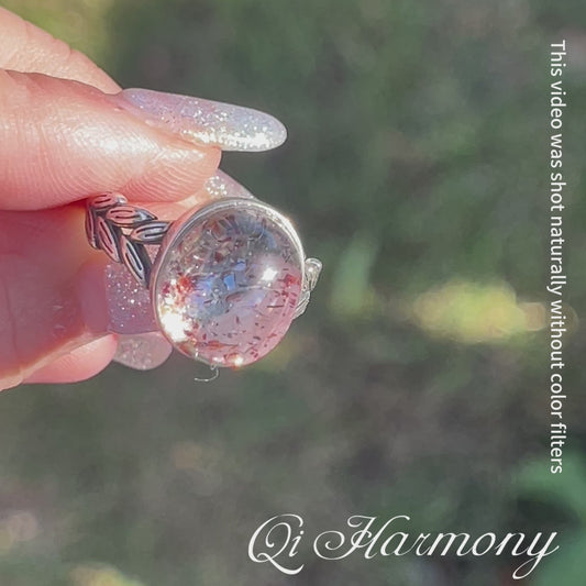 Strawberry Quartz Ring/Crystal Ring